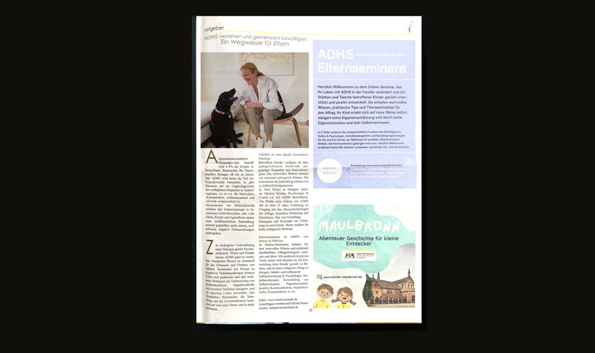 Monica Schade - Zappelino / Heilbronn - ADHS Kinder